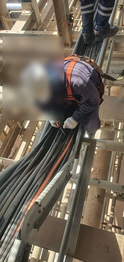 Multicore cable laying